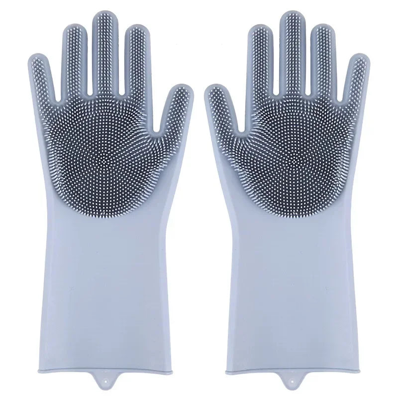 Fellpflege-Handschuhe aus Silikon – entfernt lose Tierhaare sanft, für Hunde & Katzen