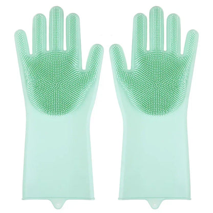 Fellpflege-Handschuhe aus Silikon – entfernt lose Tierhaare sanft, für Hunde & Katzen