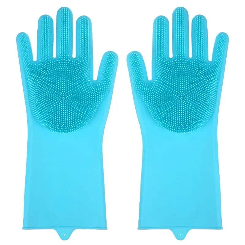 Fellpflege-Handschuhe aus Silikon – entfernt lose Tierhaare sanft, für Hunde & Katzen