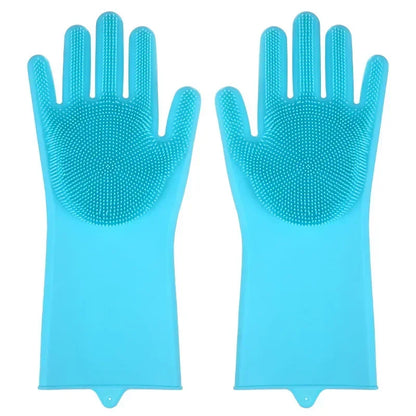 Fellpflege-Handschuhe aus Silikon – entfernt lose Tierhaare sanft, für Hunde & Katzen